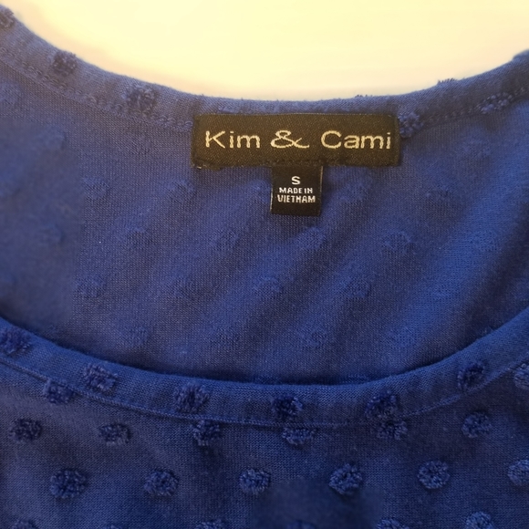 NWOT Dot Tee Tie Front - Picture 8 of 9